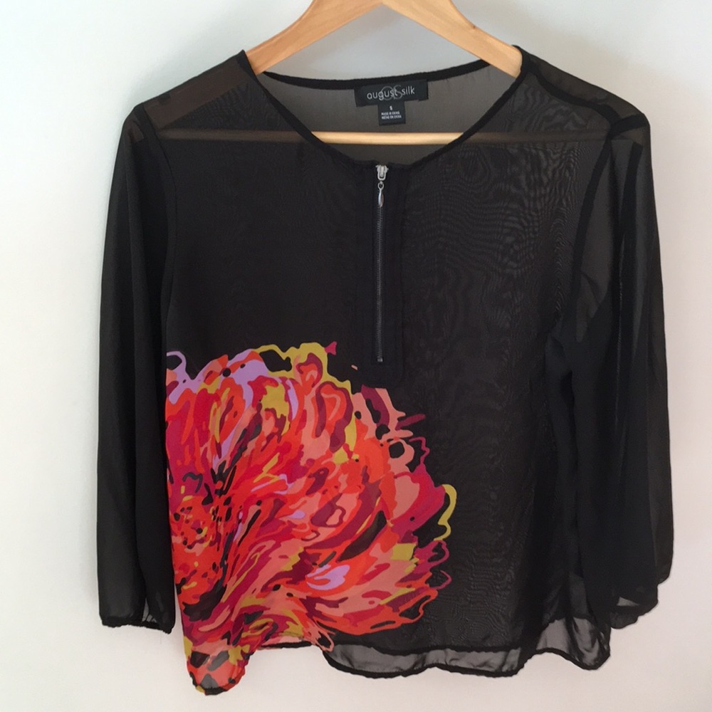 August Silk blouse